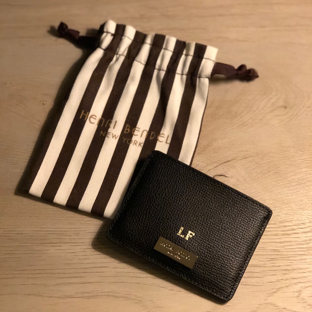 Henri Bendel Card Wallet *NEW* With LF Monogram